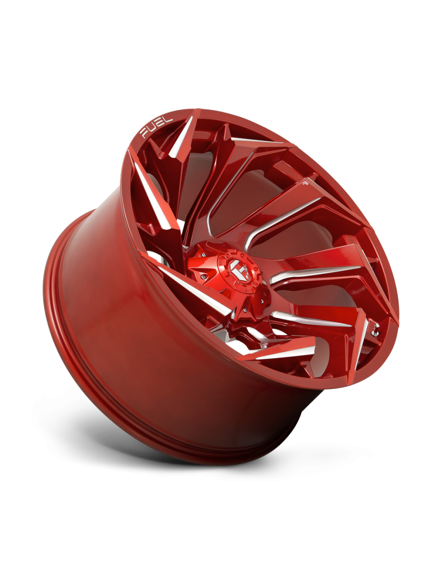 Felga aluminiowa D754 REACTION Candy Red Milled FUEL