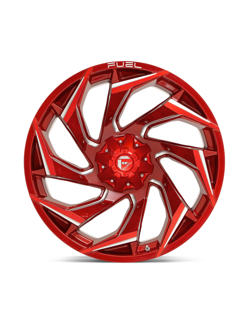 Felga aluminiowa D754 REACTION Candy Red Milled FUEL