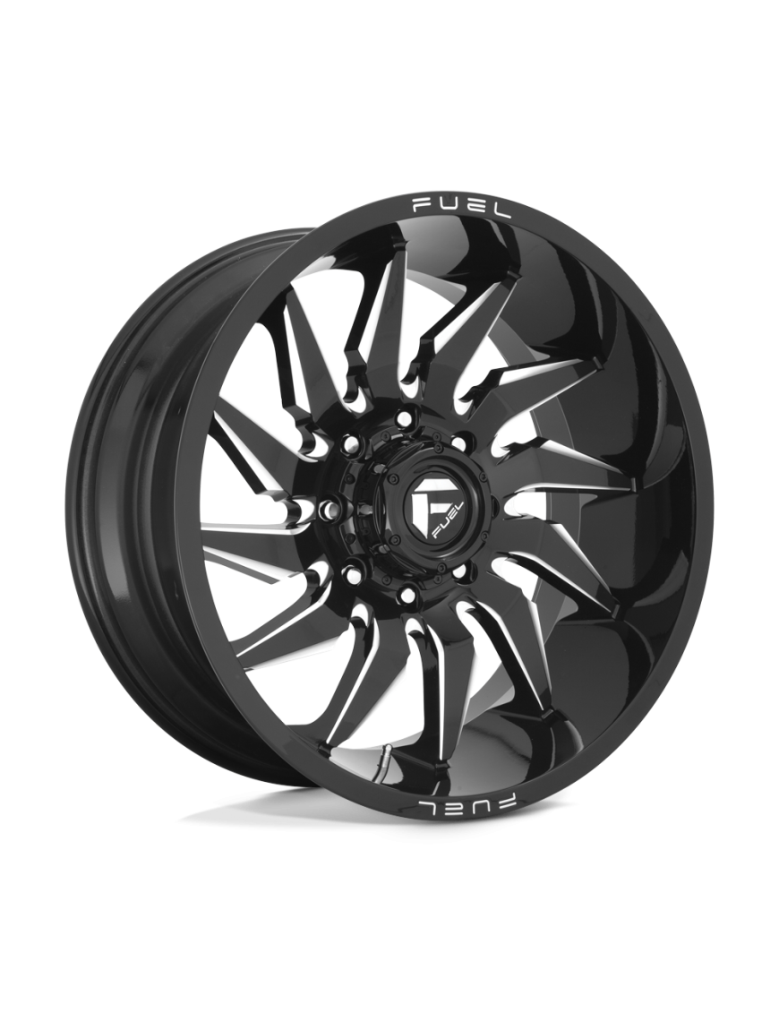 Felga aluminiowa D744 SABER Gloss Black Milled FUEL