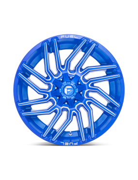 Felga aluminiowa D774 TYPHOON Anodized Blue Milled FUEL
