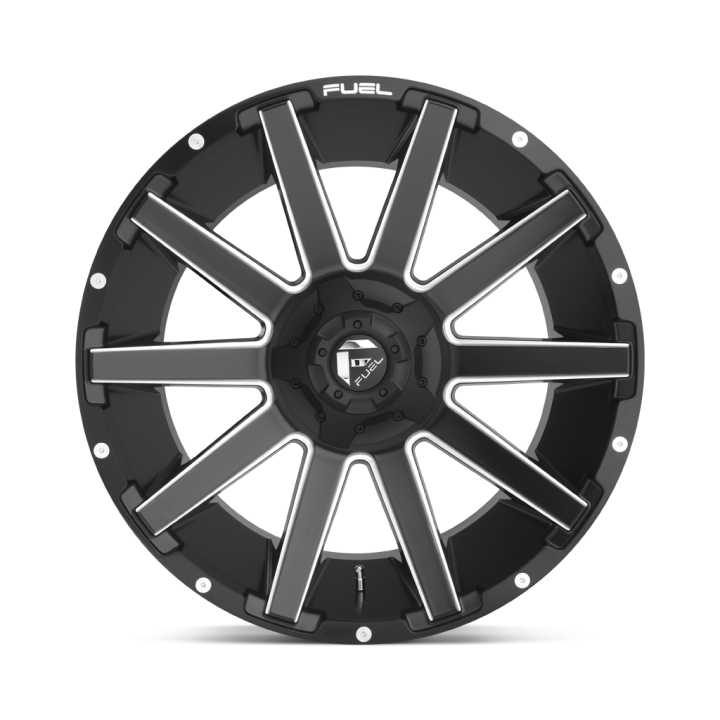 Felga aluminiowa D616 CONTRA Matte Black Milled FUEL - ujęcie 2
