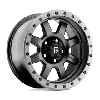 Felga aluminiowa D551 TROPHY Matte Black Gun Metal Ring FUEL