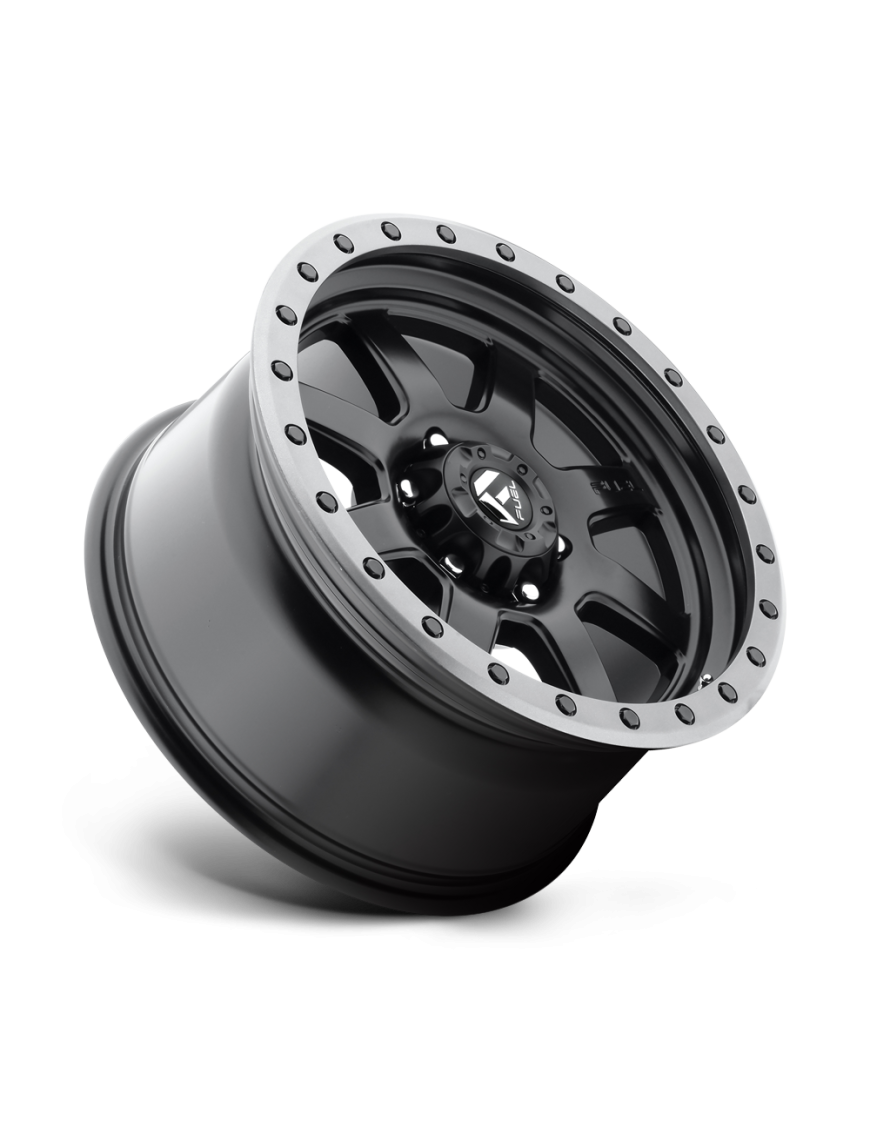 Felga aluminiowa D551 TROPHY Matte Black Gun Metal Ring FUEL