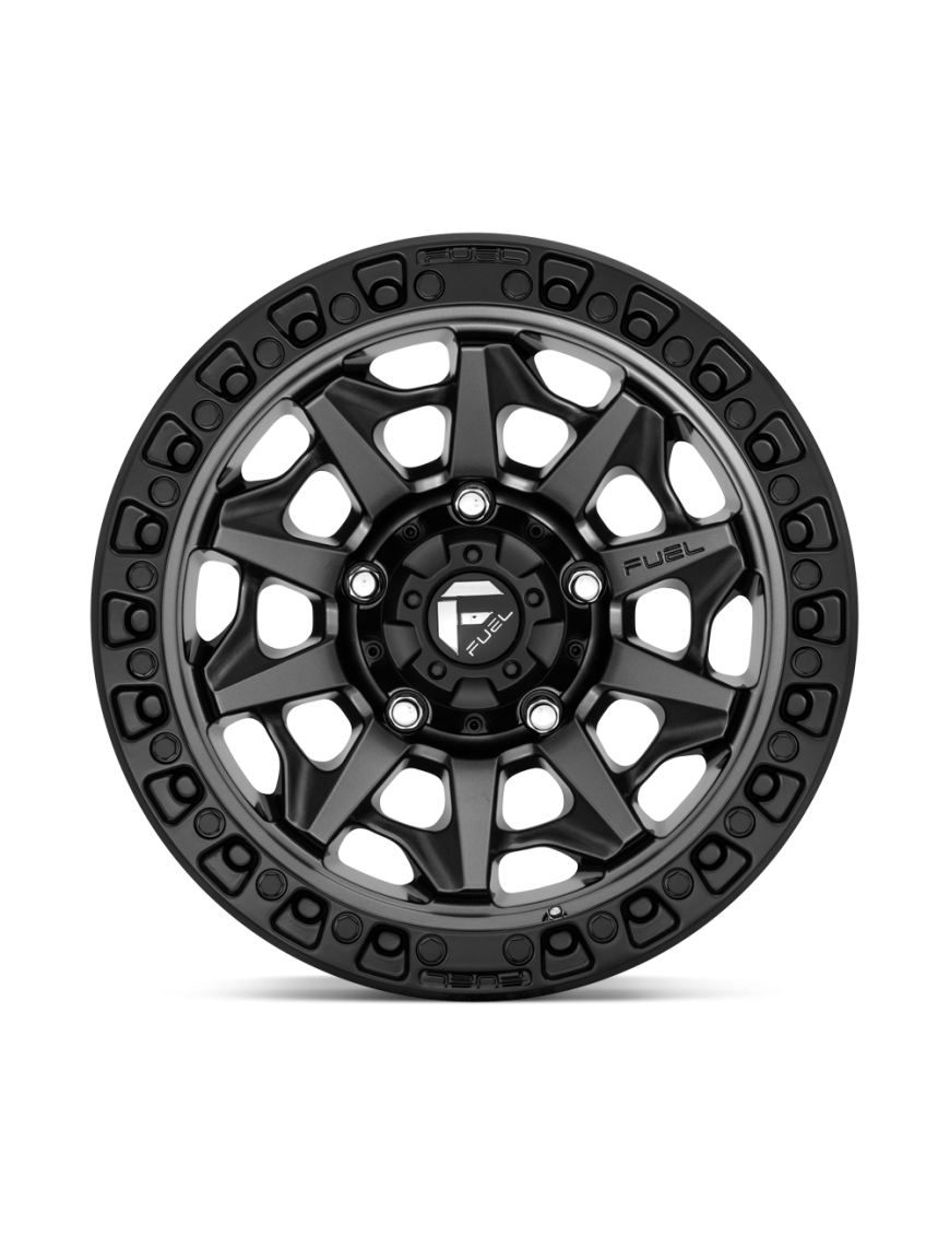 Felga aluminiowa D716 COVERT Matte Gun Metal Black Bead Ring FUEL