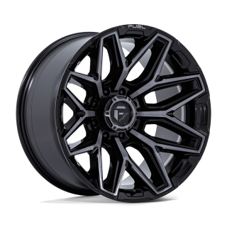 Felga aluminiowa FLUX Gloss Black Brush Fc Gray Ddt FUEL