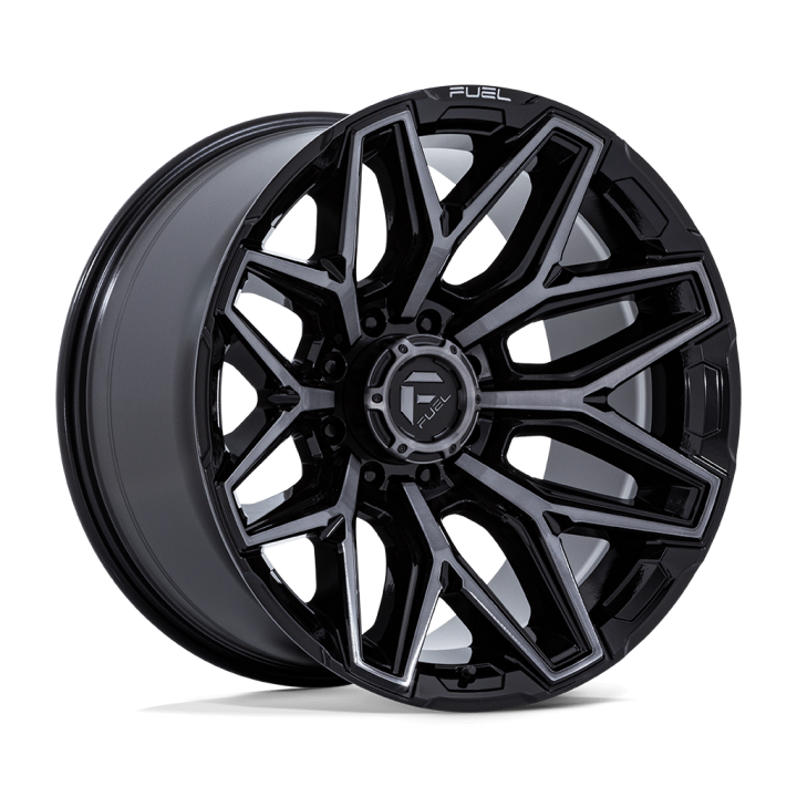 Felga aluminiowa FLUX Gloss Black Brush Fc Gray Ddt FUEL