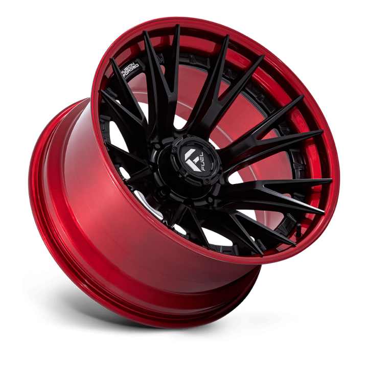 Felga aluminiowa FC402 CATALYST Matte Black W/ Candy Red Lip FUEL - ujęcie 3