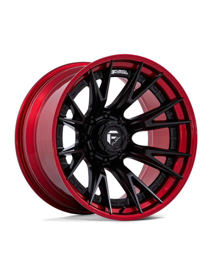 Felga aluminiowa FC402 CATALYST Matte Black W/ Candy Red Lip FUEL