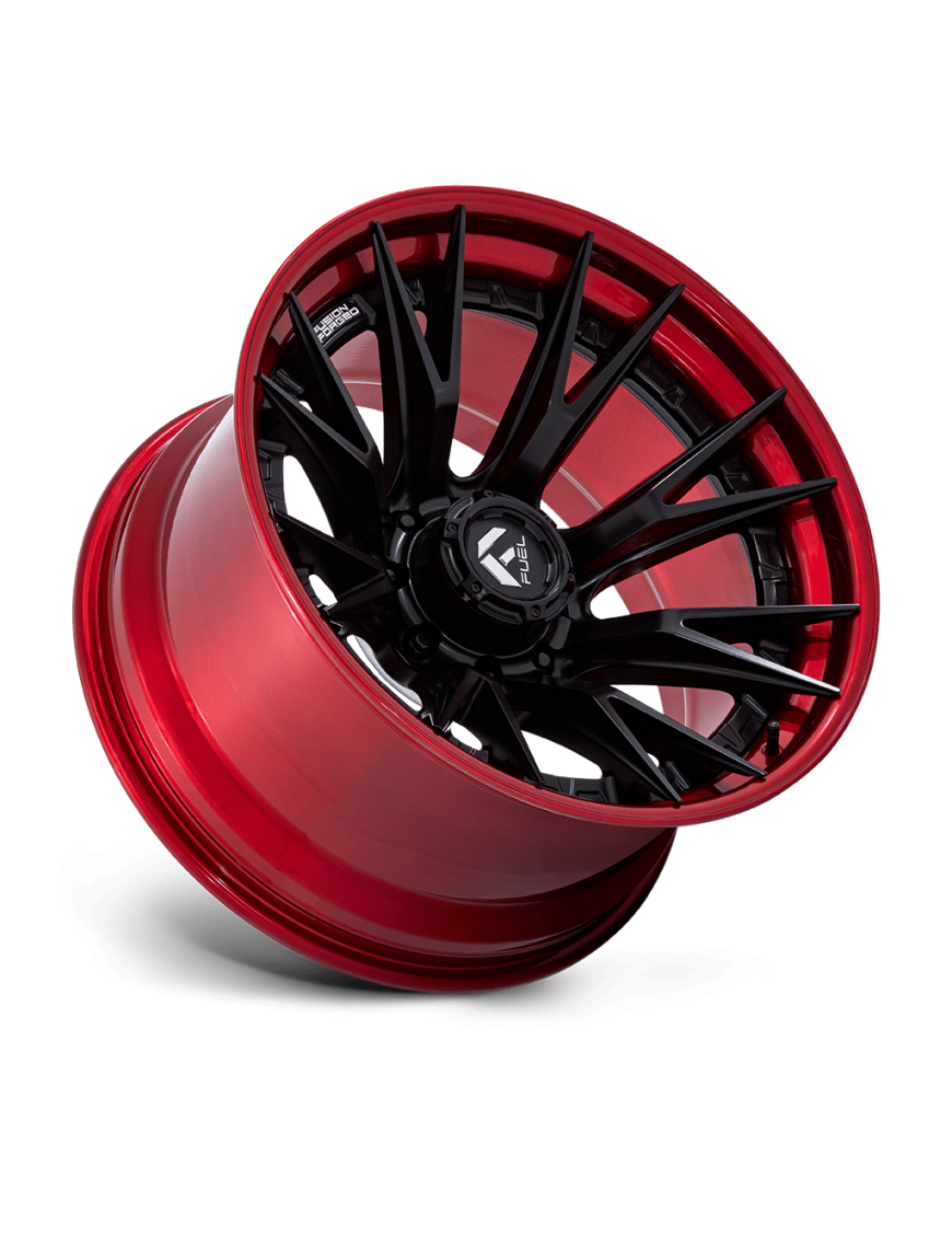 Felga aluminiowa FC402 CATALYST Matte Black W/ Candy Red Lip FUEL - ujęcie 2