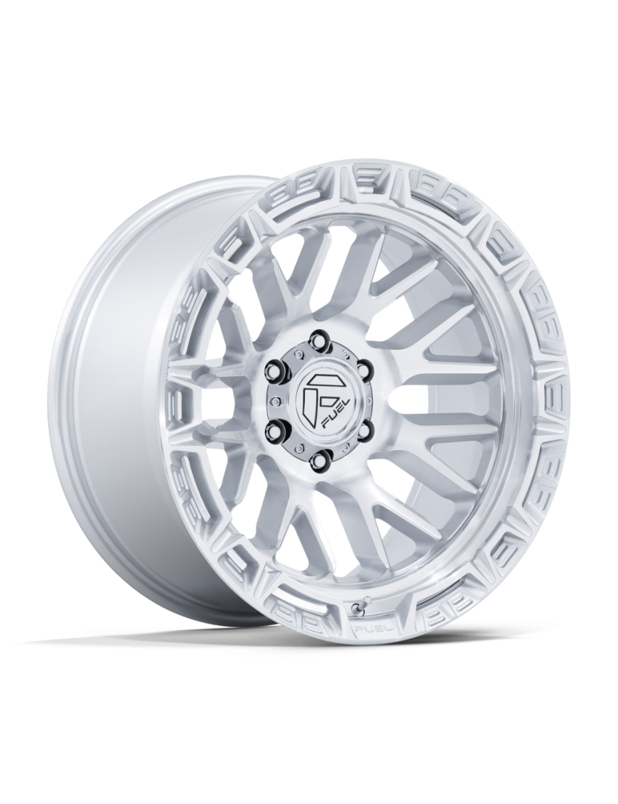 Felga aluminiowa FC890 RAIL Gloss Silver W/ Machined Face FUEL