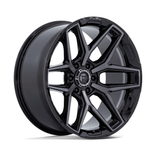 Felga aluminiowa FLUX Gloss Black Brush Fc Gray Ddt FUEL
