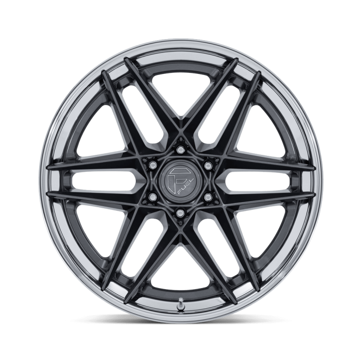 Felga aluminiowa FC408 FLIGHT Gloss Gunmetal W/ Chrome Lip FUEL - ujęcie 2
