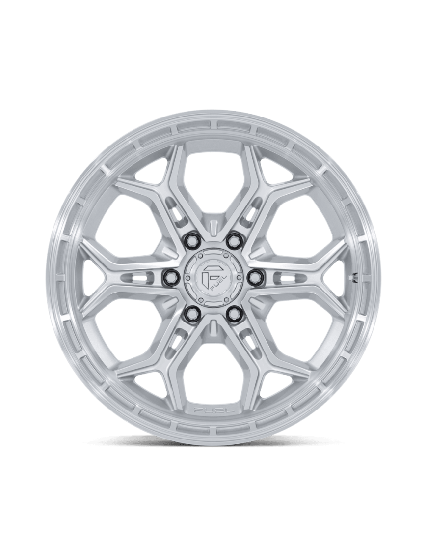 Felga aluminiowa FC896 HEATHEN Gloss Silver W/ Machined Face FUEL