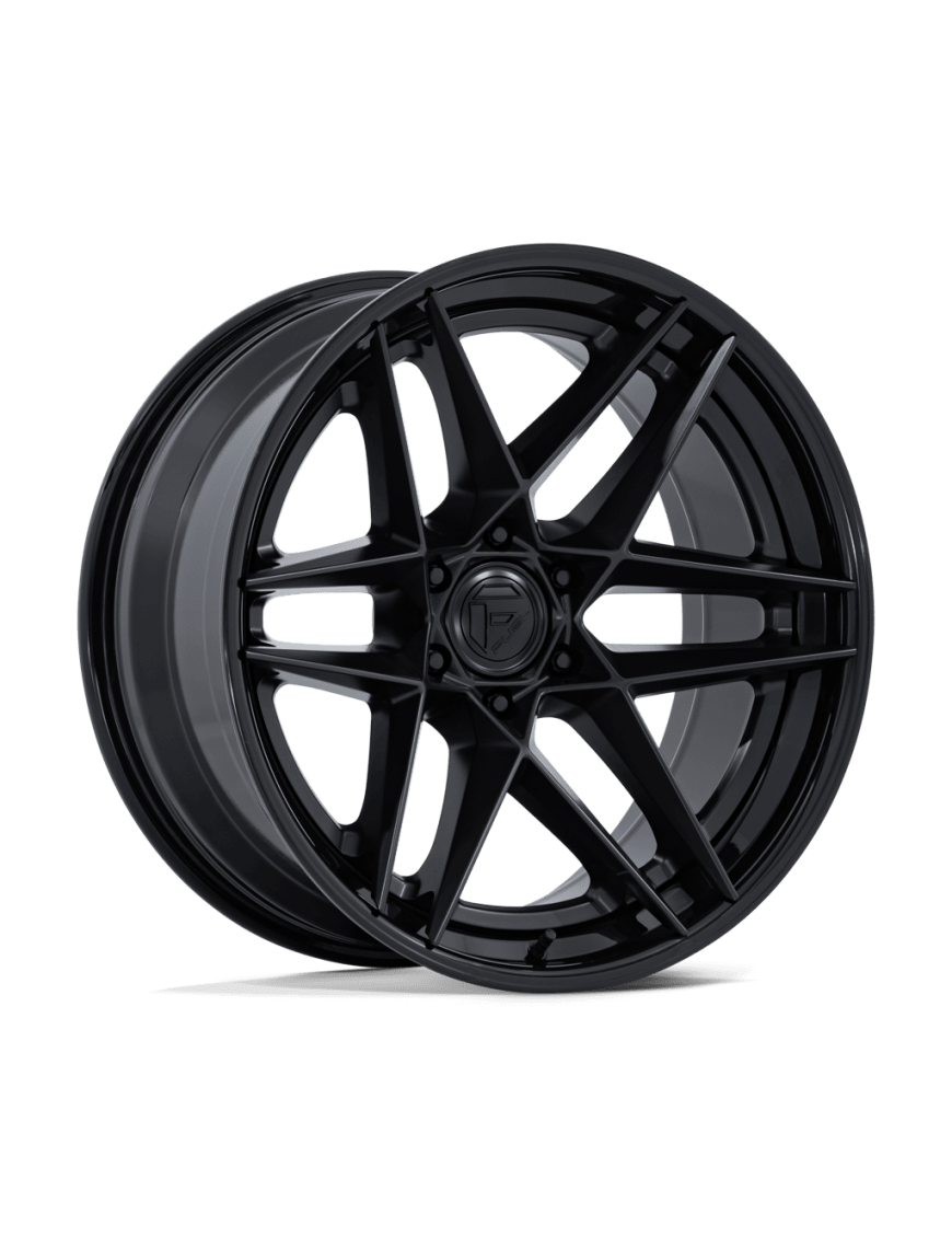 Felga aluminiowa FC408 FLIGHT Matte Black W/ Gloss Black Lip FUEL