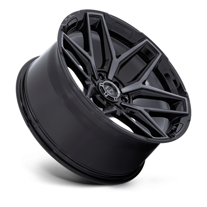 Felga aluminiowa FLUX Gloss Black Brushed Face W/ Gray Tint FUEL - ujęcie 2