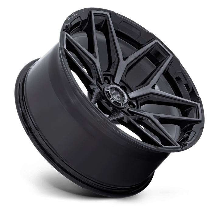 Felga aluminiowa Flux Gloss Black Brush FC Gray DDT Fuel - ujęcie 2