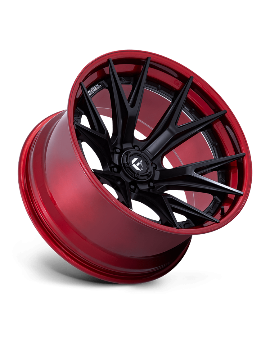 Felga aluminiowa FC402 Catalyst Matte Black W/ Candy RED LIP Fuel - ujęcie 3