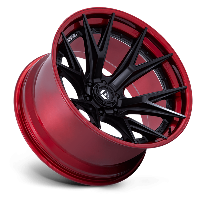 Felga aluminiowa FC402 Catalyst Matte Black W/ Candy RED LIP Fuel - ujęcie 3