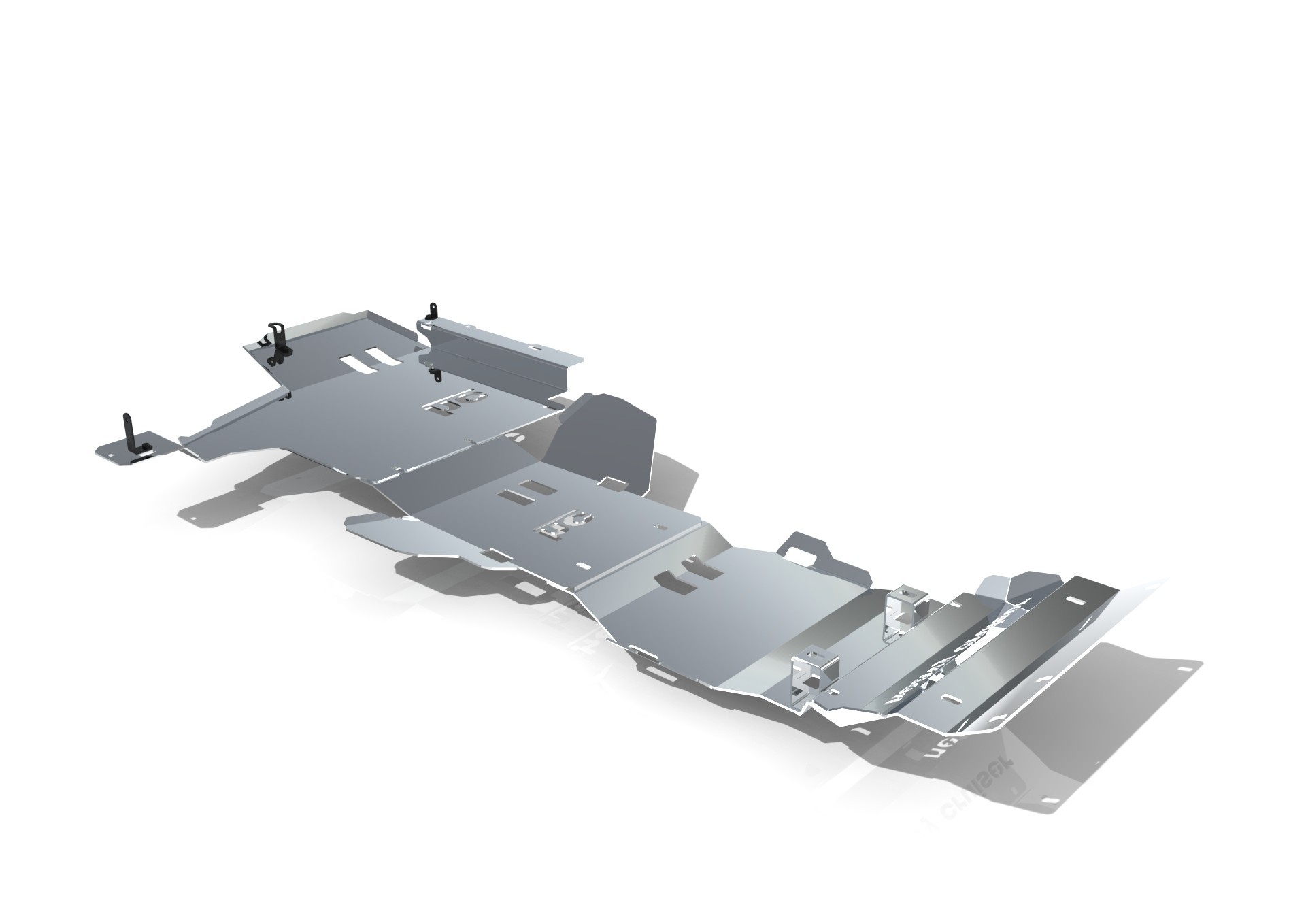 Komplet osłon napędu OFFROAD Toyota Hilux IX Travo 2026- aluminiowy