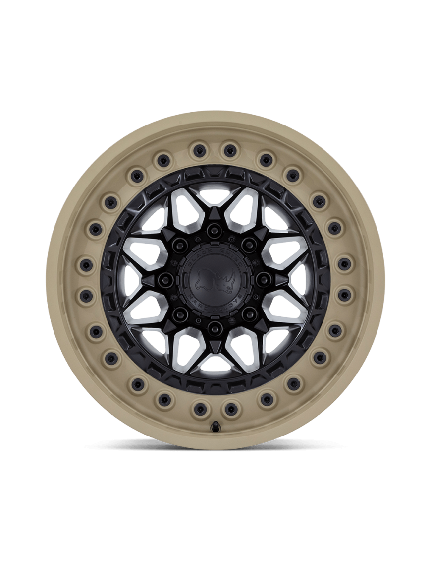 Felga aluminiowa ALPHA Matte Black W/ Sand Lip BLACK RHINO - ujęcie 3