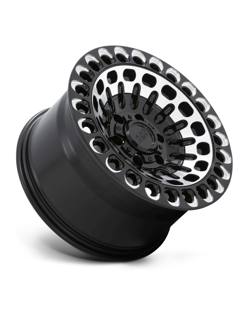 Felga aluminiowa Gloss Black W/ Machined Face & Milling Labyrinth Black Rhino - ujęcie 2