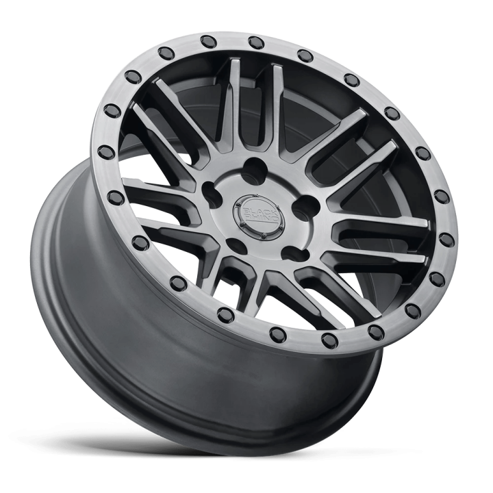 Felga aluminiowa Matte Brushed Gunmetal W/ Black Bolts Arches Black Rhino - ujęcie 2