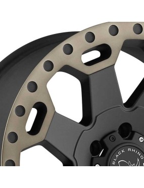 Felga aluminiowa Matte Black/Machined Dark Warlord Black Rhino - ujęcie 3