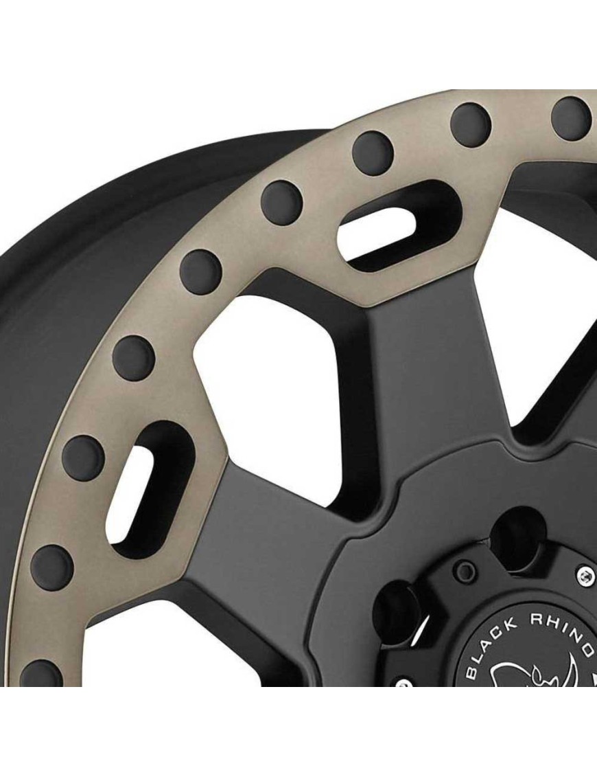 Felga aluminiowa Matte Black/Machined Dark Warlord Black Rhino - ujęcie 3