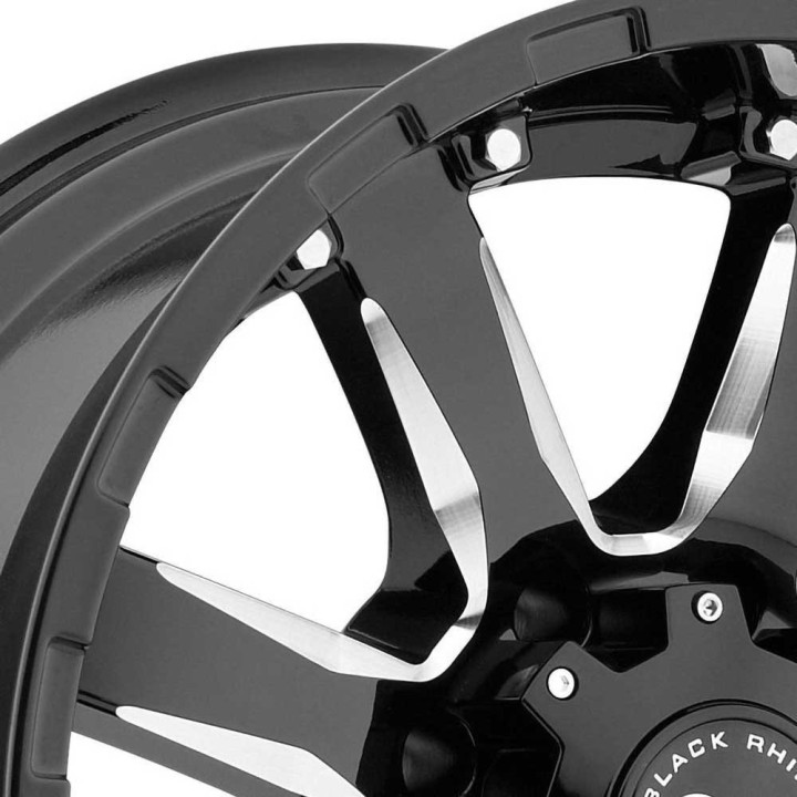 Felga aluminiowa Gloss Black Milled Sierra Black Rhino - ujęcie 3