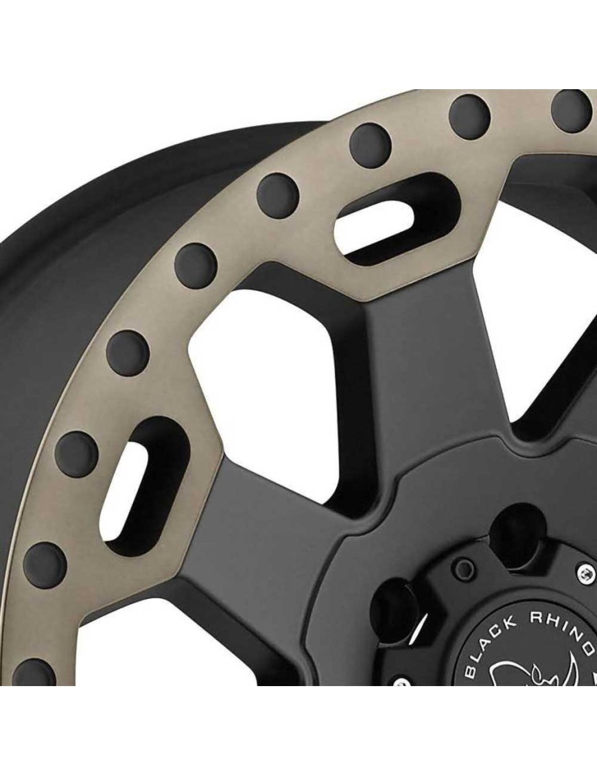 Felga aluminiowa Matte Black/Machine Dark Warlord Black Rhino - ujęcie 3