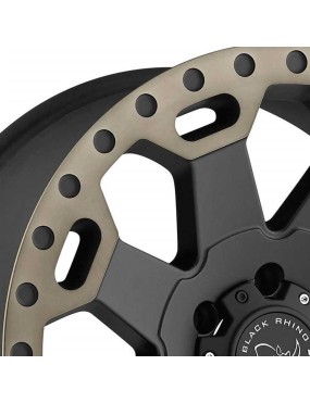Felga aluminiowa Matte Black/Machined Dark Warlord Black Rhino - ujęcie 3