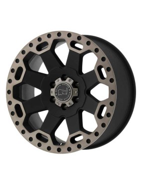 Felga aluminiowa Matte Black/Machined Dark Tint Lip Warlord Black Rhino