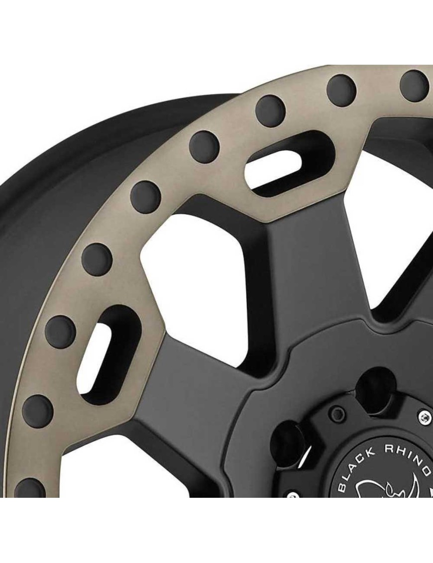 Felga aluminiowa Matte Black/Machined Dark Warlord Black Rhino - ujęcie 3