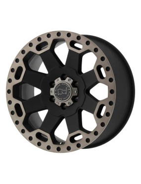 Felga aluminiowa Matte Black/Machined Dark Warlord Black Rhino