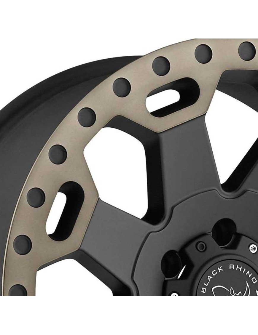 Felga aluminiowa Matte Black/Machined Dark Warlord Black Rhino - ujęcie 3