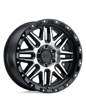 Felga aluminiowa ALAMO Gloss Black W/ Machined Face & Stainless Bolts BLACK RHINO