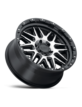 Felga aluminiowa ALAMO Gloss Black W/ Machined Face & Stainless Bolts BLACK RHINO - ujęcie 3