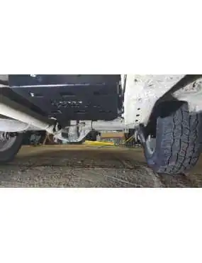 Jeep Grand Cherokee WJ WG 2.7 CRD 2001-2004 osłona chłodnicy paliwa - aluminium  | Szekla4x4.pl