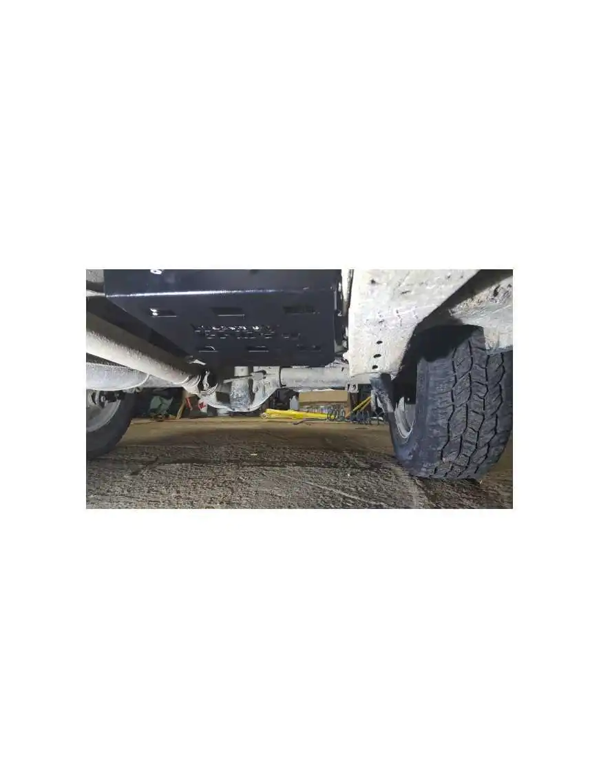 Jeep Grand Cherokee WJ WG 2.7 CRD 2001-2004 osłona chłodnicy paliwa - aluminium  | Szekla4x4.pl
