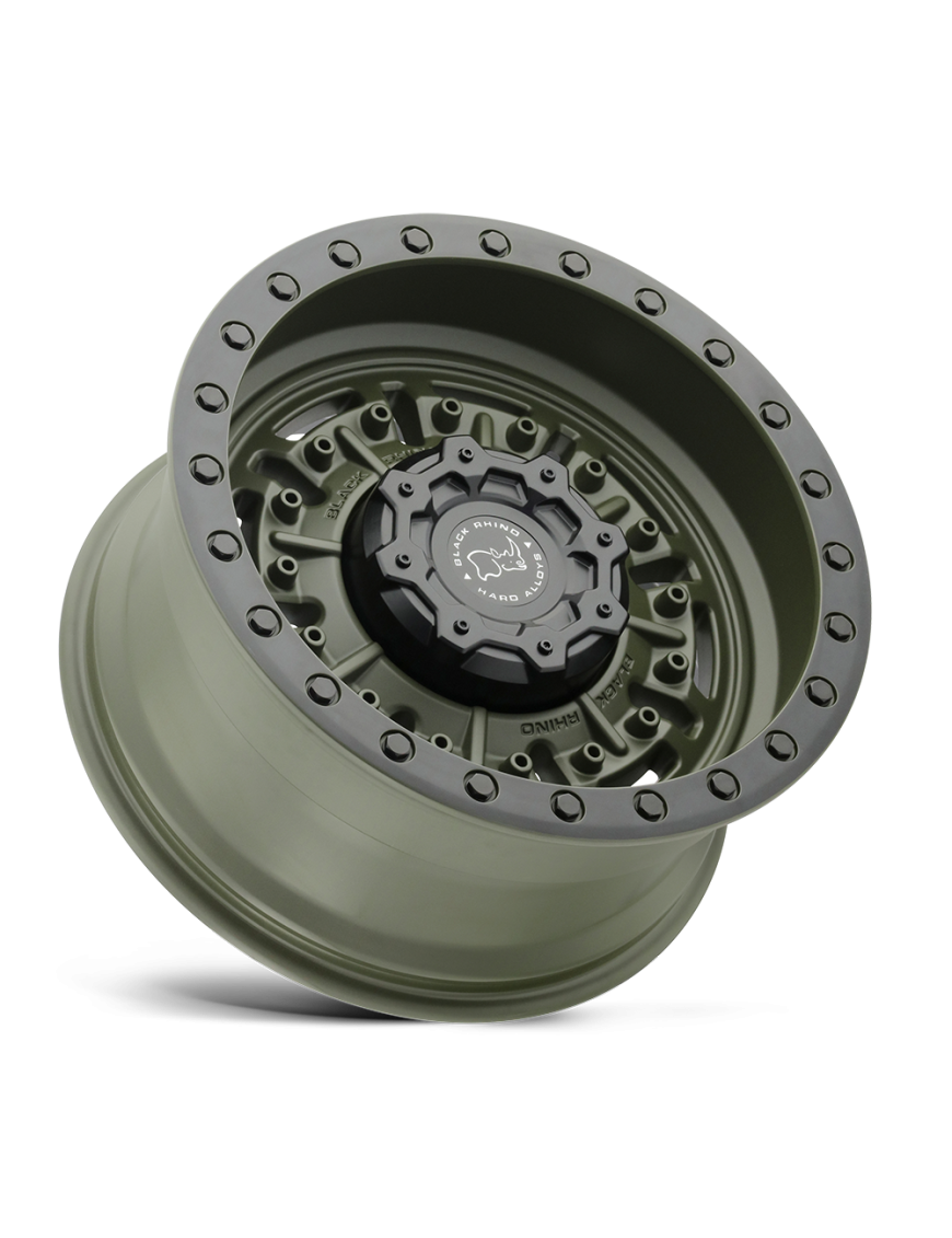 Felga aluminiowa ABRAMS Olive Drab Green BLACK RHINO