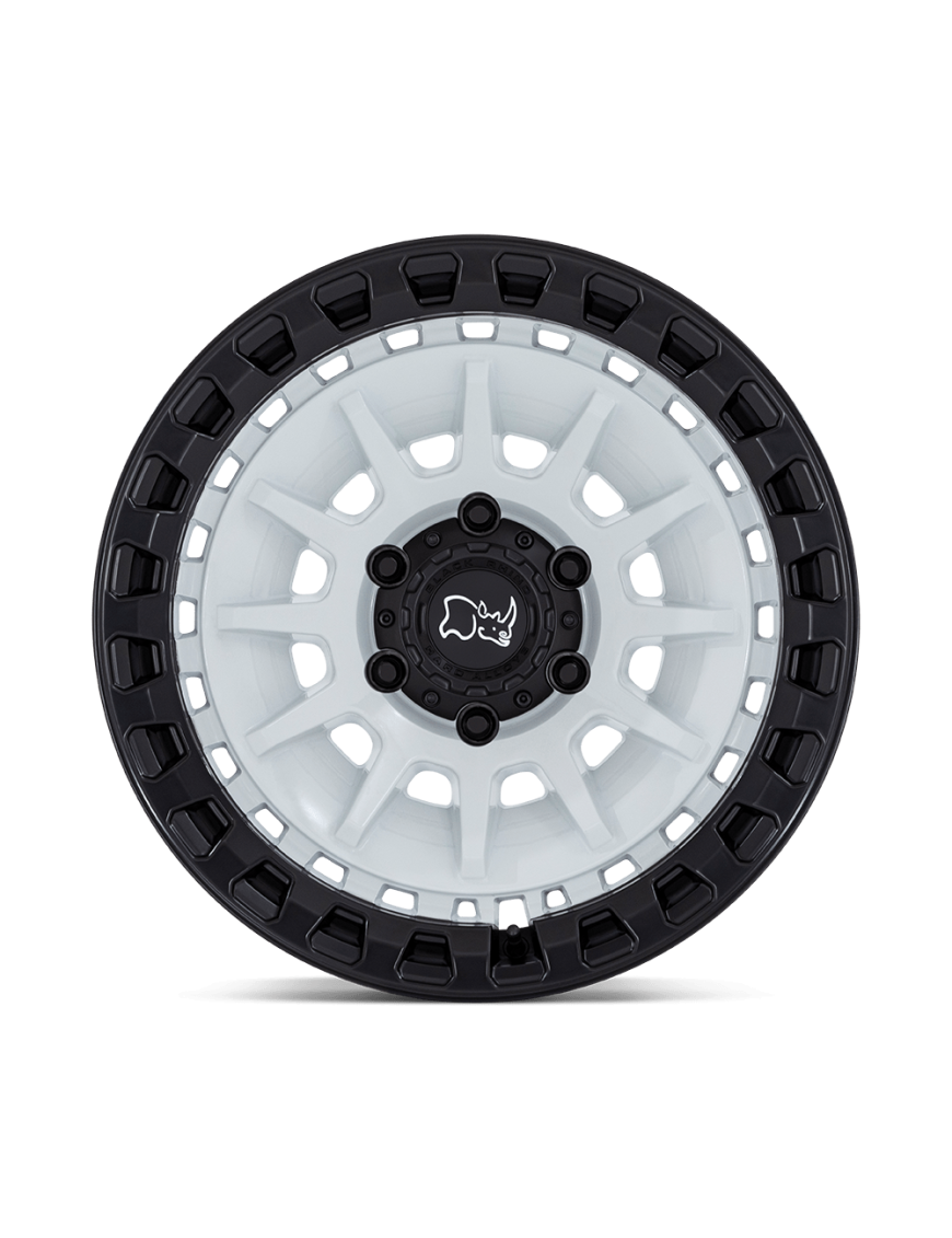Felga aluminiowa BARRAGE Gloss White On Matte Black BLACK RHINO