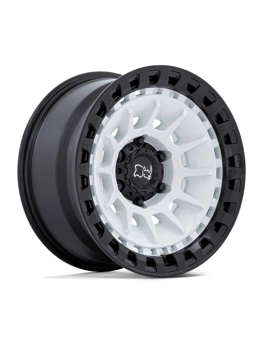 Felga aluminiowa BARRAGE Gloss White On Matte Black BLACK RHINO