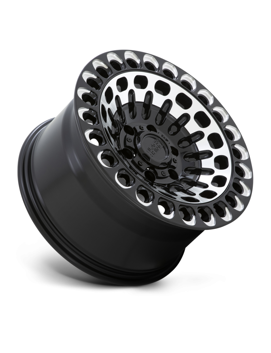 Felga aluminiowa LABYRINTH Gloss Black W/ Machined Face & Milling BLACK RHINO