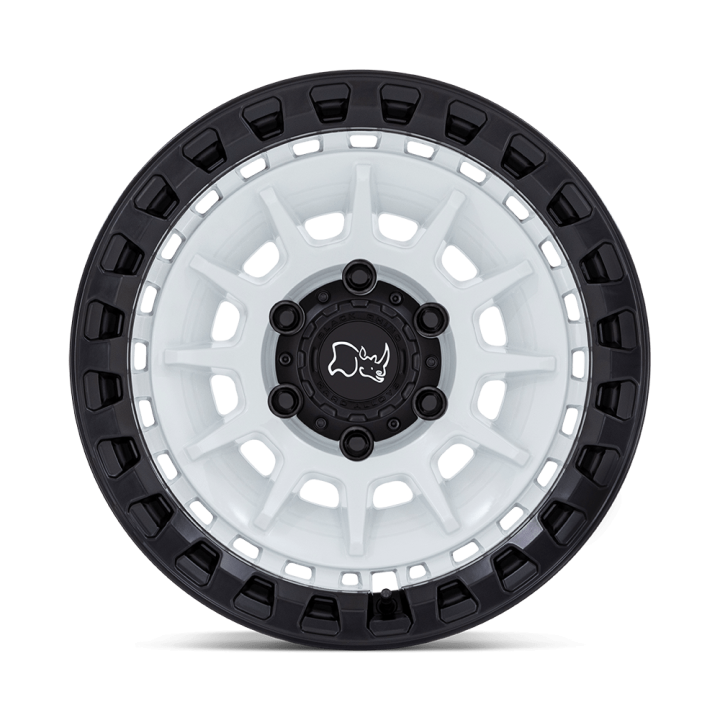 Felga aluminiowa BARRAGE Gloss White On Matte Black BLACK RHINO - ujęcie 3