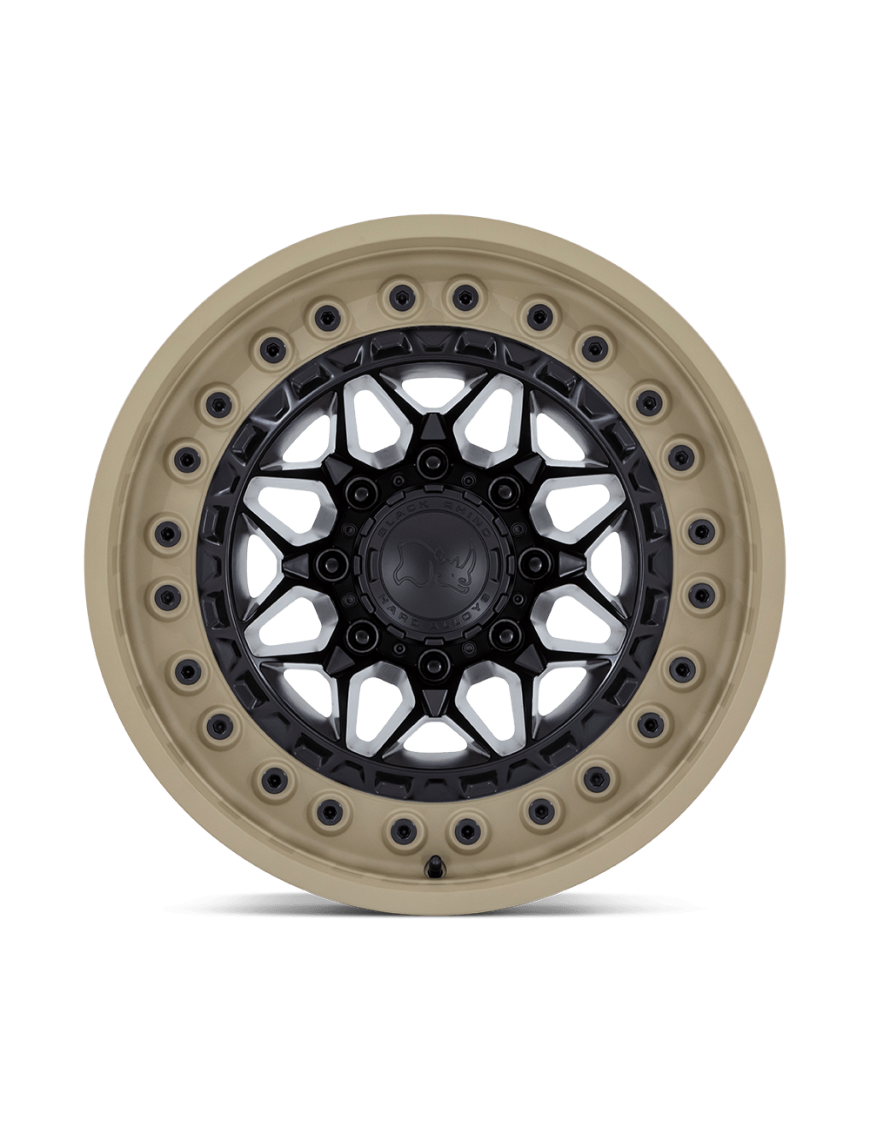 Felga aluminiowa ALPHA Matte Black W/ Sand Lip BLACK RHINO - ujęcie 3