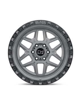 Felga aluminiowa KELSO Battleship Gray W/ Black Ring BLACK RHINO - ujęcie 3