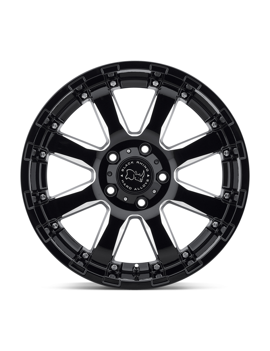 Felga aluminiowa SIERRA Gloss Black W/ Milled Spokes BLACK RHINO