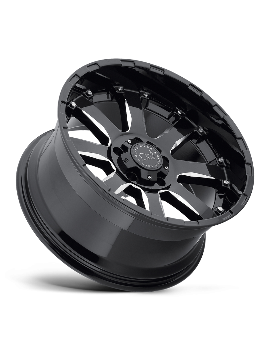 Felga aluminiowa SIERRA Gloss Black W/ Milled Spokes BLACK RHINO