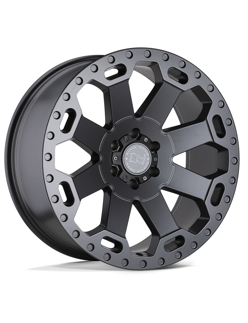Felga aluminiowa WARLORD Matte Gunmetal BLACK RHINO
