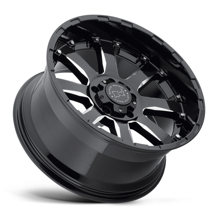 Felga aluminiowa SIERRA Gloss Black W/ Milled Spokes BLACK RHINO - ujęcie 3